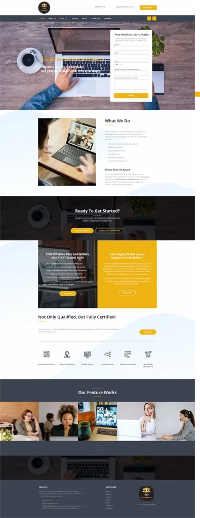 Figma wireframe of a WordPress website which is one of the projects of a remote freelance WordPress developer in the USA
