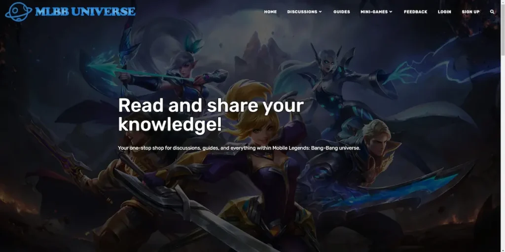 Home page of a gaming website created by a remote freelance WordPress developer